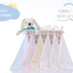 My Handy Bamboo Washcloth & Napkin 10"x12" (6 Pcs.)