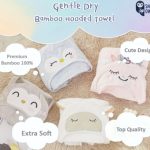 Snow Owl Gentle Dry Bamboo Hooded Towel