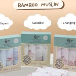 Snow Owl Bamboo Muslin 30"x30" Pack 4