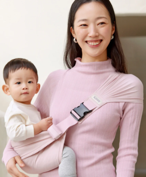 konny dual support hip seat carrier - Pink