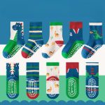 5 Pairs Children Non-Slip Cotton Socks