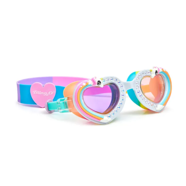 Bling2O Swim Goggles - PONY RIDE RAINBOW