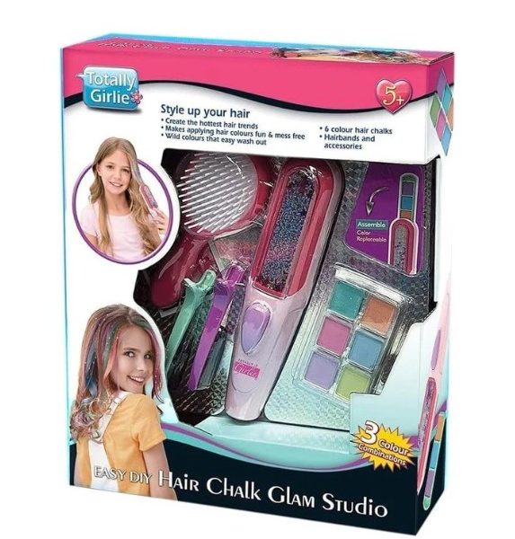 Totally Girlie - Easy DIY Hair Chalk Glam Studio